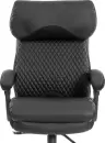 Офисное кресло Tetchair Chief metalBL кожзам/ткань (черный/черный стеганный) фото 6