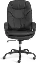 Офисное кресло TetChair Comfort Lux (22) metalBL (кожзам, черный, 36-6) фото 10