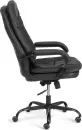 Офисное кресло TetChair Comfort Lux (22) metalBL (кожзам, черный, 36-6) фото 7