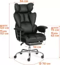 Кресло офисное Tetchair Comfy CR (ткань/серый) icon 2