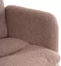 Офисное кресло Tetchair Dover (хром/букле/коричневый) icon 2
