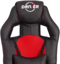 Игровое кресло TetChair Driver (экокожа/ткань, черный/бордовый) icon 3