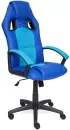 Кресло TetChair Driver (экокожа/ткань, синий/голубой) фото 3