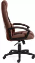 Кресло TetChair Driver (флок/ткань, коричневый) фото 4