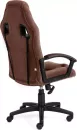 Кресло TetChair Driver (флок/ткань, коричневый) фото 5