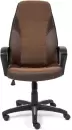 Офисное кресло TetChair Inter (искусственная кожа, флок, ткань, коричневый) icon 3
