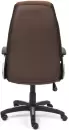 Офисное кресло TetChair Inter (искусственная кожа, флок, ткань, коричневый) icon 4