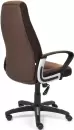 Офисное кресло TetChair Inter (искусственная кожа, флок, ткань, коричневый) icon 5