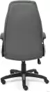 Офисное кресло TetChair Inter (искусственная кожа, флок, ткань, серый/металлик) icon 2