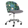 Компьютерное кресло TetChair Melody Botanica (11 avocado/29 ткань/флок, серый) icon