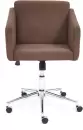 Кресло офисное TetChair Milan (хром флок, коричневый) icon 3