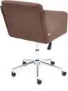 Кресло офисное TetChair Milan (хром флок, коричневый) icon 5