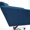 Кресло офисное TetChair Milan (хром флок, синий) icon 6