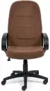Офисное кресло TetChair СН-747 (флок, коричневый) icon 2