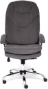 Кресло TetChair Softy LUX (флок, серый) фото 2