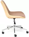 Кресло TetChair Style (экошерсть/кожзам, коричневый) фото 3