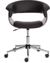 Кресло офисное TetChair Vimta (орех/кожзам/черный) icon 5