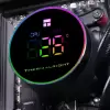 Система жидкостного охлаждения для процессора Thermalright Frozen Magic 360 Digital ARGB V2 (черный) фото 2