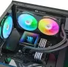 Система жидкостного охлаждения для процессора Thermaltake TH240 V3 ARGB Sync CL-W465-PL12SW-A фото 5