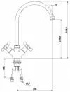 Смеситель для кухни Timo Flagman 0223FN icon 2