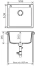 Кухонная мойка Tolero R-111 (белый) icon 2