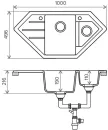 Кухонная мойка Tolero R-114 (белый) icon 2