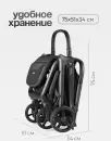 Детская прогулочная коляска Tomix Easy S1 (черный) icon 10