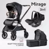 Детская универсальная коляска Tomix Mirage 3 в 1 D900/3 (Black) icon 6