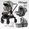 Детская универсальная коляска Tomix Mirage 3 в 1 D900/3 (Grey) icon 11