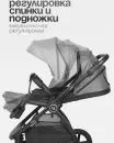 Детская универсальная коляска Tomix Walker BD101B (2 в 1, grey) icon 4