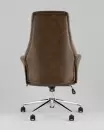 Офисное кресло TopChairs Neoma (коричневая экокожа/ткань) фото 4