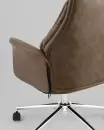 Офисное кресло TopChairs Neoma (коричневая экокожа/ткань) фото 6
