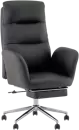 Кресло офисное TopChairs Solid с оттоманкой / DD-004-OT (черный) icon