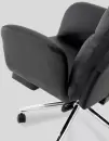 Кресло офисное TopChairs Solid с оттоманкой / DD-004-OT (черный) icon 5