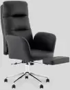 Кресло офисное TopChairs Solid с оттоманкой / DD-004-OT (черный) icon 6