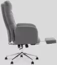 Кресло офисное TopChairs Solid с оттоманкой / DD-004-OT (серый) icon 4