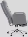 Кресло офисное TopChairs Solid с оттоманкой / DD-004-OT (серый) icon 7