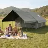 Надувная палатка UNIX Camp Sirius 4х3 серый (+ навес) фото 5