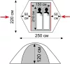Треккинговая палатка Tramp Lite Tourist 2 (песочный) icon 2