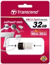 USB-флэш накопитель Transcend JetFlash 890S USB3.1 + Type-C 32GB фото 6