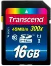 Карта памяти Transcend Premium 300x SDHC 16Gb (TS16GSDU1) icon