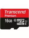 Карта памяти Transcend Premium microSDHC 16Gb (TS16GUSDCU1) icon