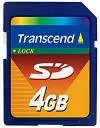 Карта памяти Transcend SD Card 4GB TS4GSDC icon