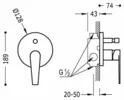 Смеситель Tres Class-Tres 205.180.01 icon 2