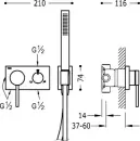 Смеситель Tres 3V 210.273.91 icon 2