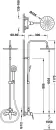 Душевая система Tres Base-tres Plus 21619101 icon 2