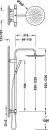 Душевая система Tres Over-Wall 19039302AC icon 2