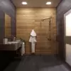 Душевой уголок Triton Дека 100x100 (хром, без поддона) icon 5