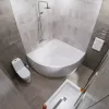 Акриловая ванна Triton Грация 140x140 (с каркасом, сифоном, экраном) фото 4