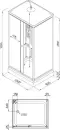 Душевая кабина Triton Квадро 120x80 А Полосы, ДН4 icon 3